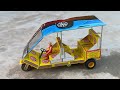 How To Make Tuk Tuk Rickshaw At Home Diy Matchbox Auto Rickshaw