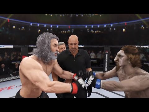 TMNT Splinter vs. Gandalf Gray (EA sports UFC 3) - CPU vs. CPU - Crazy UFC 👊🤪