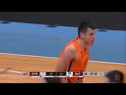 Miloš Vujović made 3 blocks in just couple of seconds! (Dynamic VIP PAY - Sutjeska, 24.1.2019)