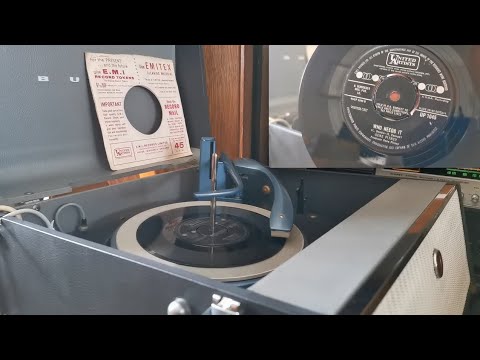 Who Needs It ~ Gene Pitney ~ 1964 United Artists 45rpm ~ 1963 Bush SRP31D Record Player