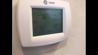 Trane Thermostat Questions & Answers
