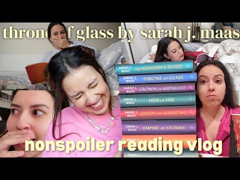 I finally read throne of glass❤️‍🔥🗡️🦅 nonspoiler reading vlog!