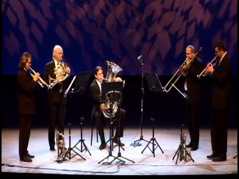 concert brass basel  plays 3 pastels sur la belle epoque jean f. michel live in puebla mexico 2008