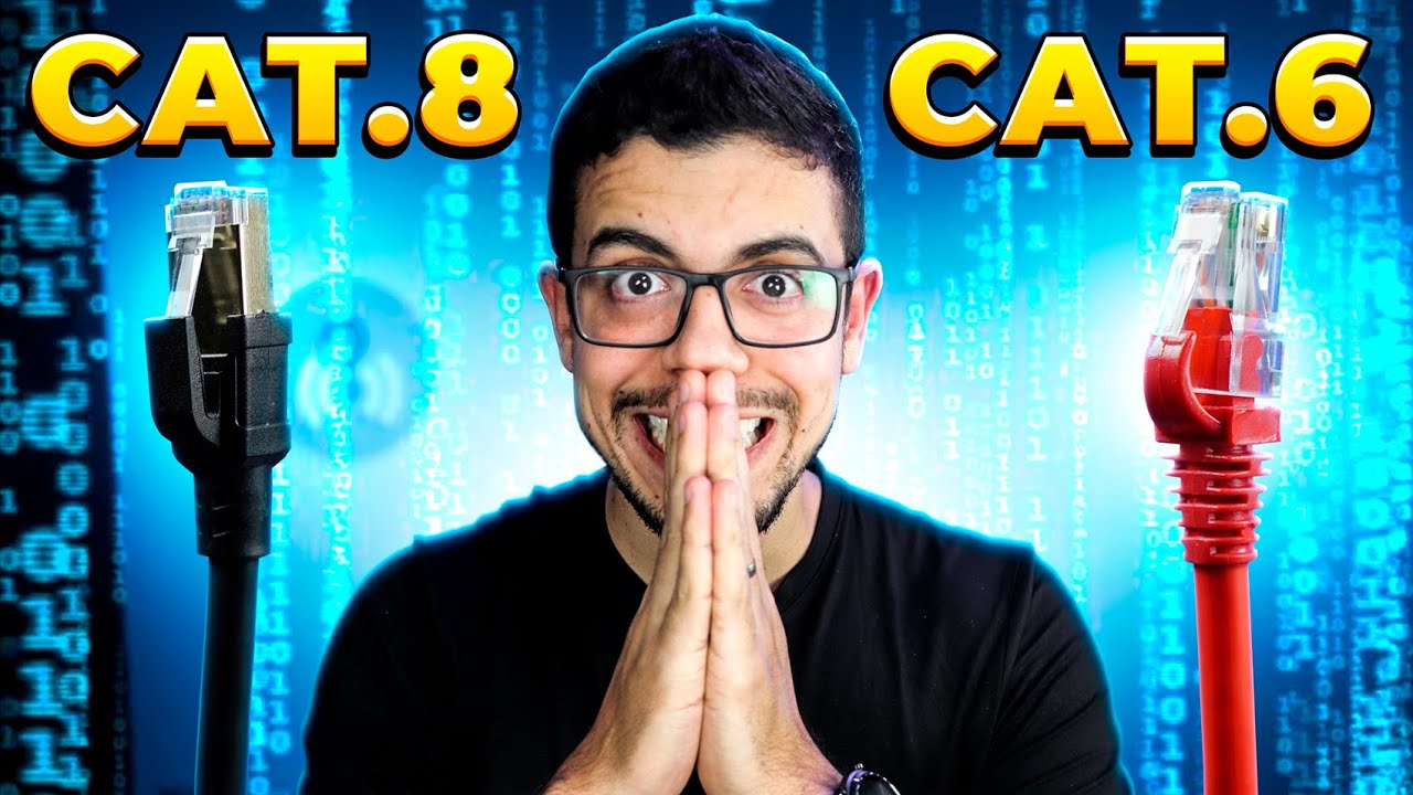 Watch Now INSTALEI CABO DE REDE CAT8 EM CASA (olha o que aconteceu!) CAT5e vs CAT6 vs CAT8 INSTALEI CABO DE REDE CAT8 EM CASA (olha o que aconteceu!) CAT5e vs CAT6 vs CAT8