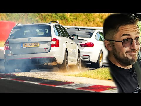 GIGA SEND in Skoda Octavia vRS! vs Vika // Nürburgring