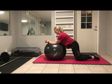 Rulla ut bollen-planka - Sund och Stark med Charlotte Steinwig - lic. PT