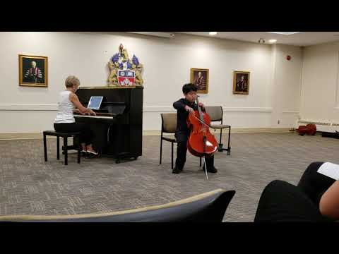 'Concerto in C minor' by J.C. Bach (revised by Henri Casadesus)