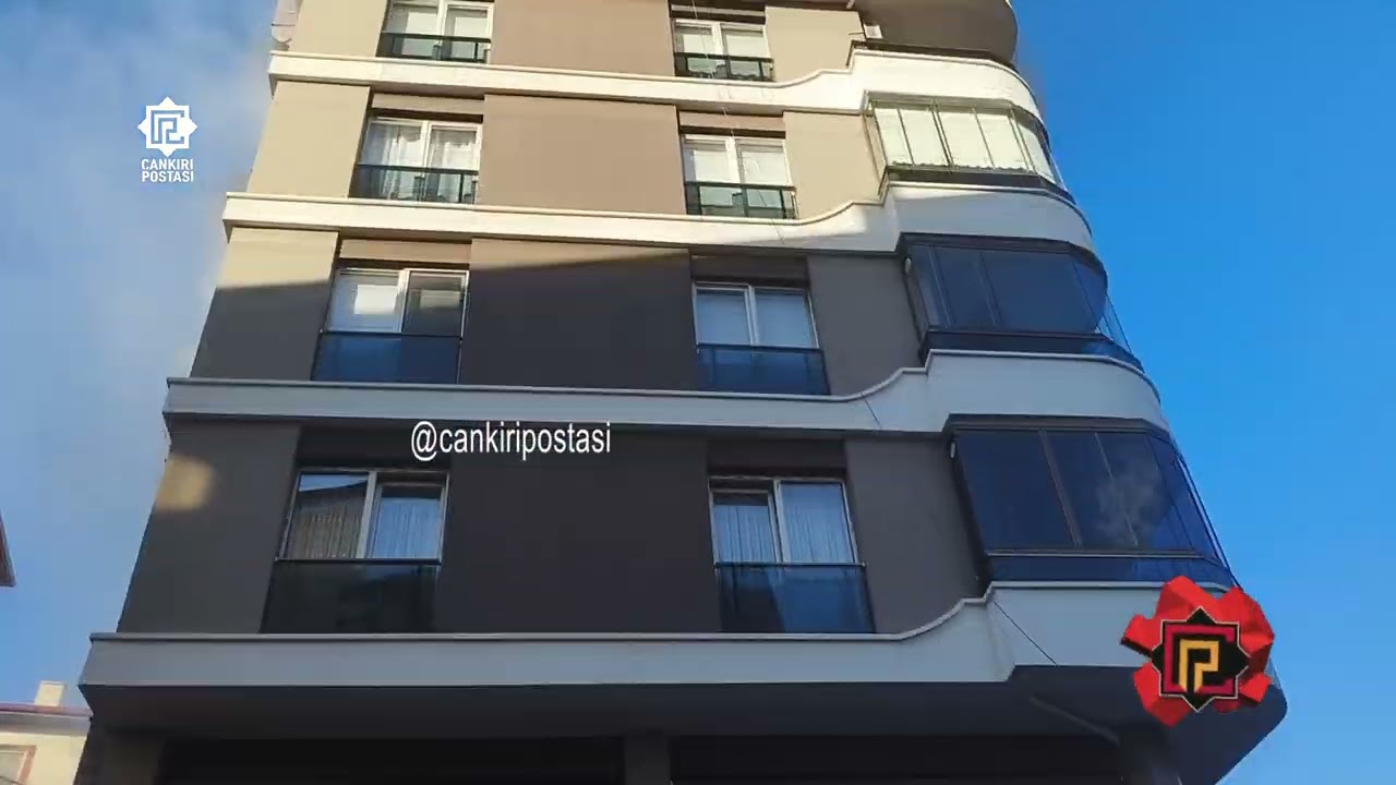 Çankırı’da bir restoranın mutfak bacasında yangın çıktı