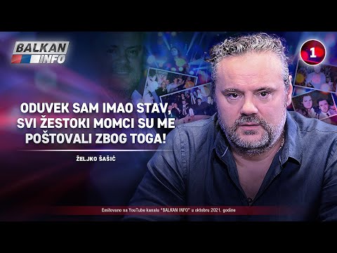 INTERVJU: Željko Šašić - Oduvek sam imao stav, žestoki momci su me poštovali zbog toga! (8.10.2021)