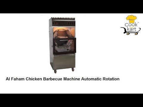 Automatic rotation al faham chicken barbeque machine