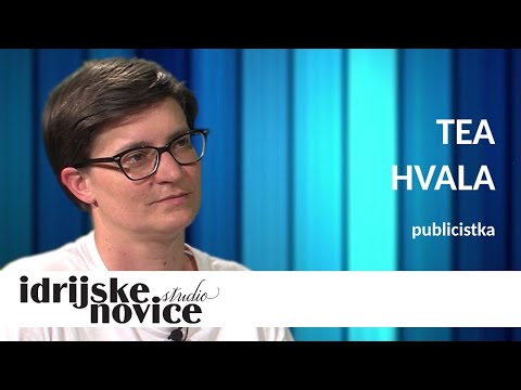 Tea Hvala | Idrijske novice TV studio - Kulturna oddaja