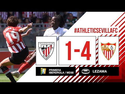 Imagen de portada del video ⚽ RESUMEN I Athletic Club 1-4 Sevilla FC I J30 Primera Iberdrola 2021-22 I Laburpena
