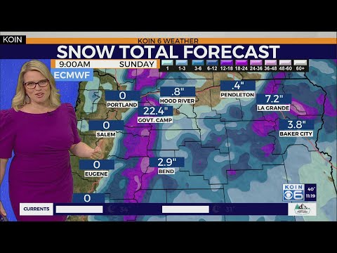 Weather forecast: Winter storm warning mountains starts Thursday