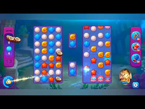 фишдом 2022  #  10742 уровень - прохождение без бустеров # Fishdom,   10742  level - no Boosters.