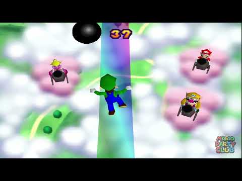 Mario Party 2 - Minigame - Rainbow Run