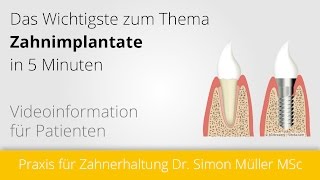 preview picture of video 'Implantate Kastellaun - Zahnarzt Dr. Simon Müller MSc mult. PhD'