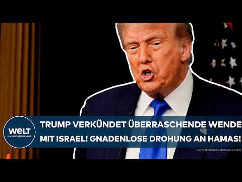 NAHOST: Donald Trump verkündet überraschende Wende mit Israel! Gnadenlose Drohung an Hamas!
