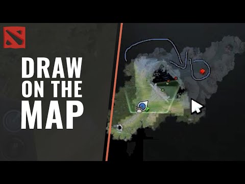 How to Draw on the Map in Dota 2