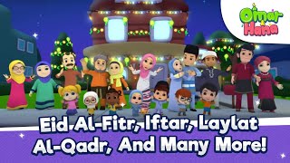 Download lagu Eid Al-Fitr [NEW! Compilation] 😉💯🧆 | Omar & Hana English mp3