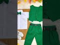 Conjunto Infantil Camisa Branca Calça Colete e Gravata Verde