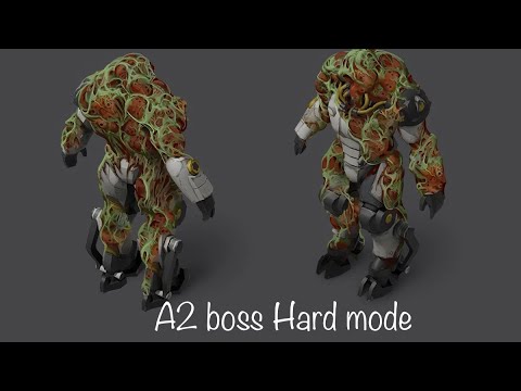 Ldoe killing A2 Boss (Carrion MK VII) Without Using a Reanimator in hard mode (+40% Hp Debuff)