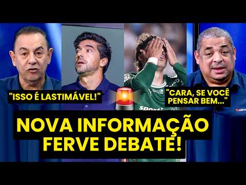 “ISSO É LASTIMÁVEL, gente!!! A INFORMAÇÃO é que o ABEL FERREIRA…” OLHA o que FERVEU DEBATE!