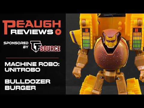 Video Review: - Bandai Namco Machine Robo - Unitrobo BULLDOZERBURGER