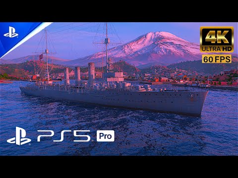 World Of Warships Legends (Ps5 Pro) 4k ULTRA HD 60 FPS Gameplay