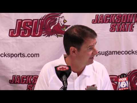 2015 Jacksonville State Football Weekly Press Conference- Auburn Week (9/7/15)