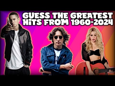 Guess the Song - Greatest Hits FROM EACH YEAR (1960-2024) | QUIZ