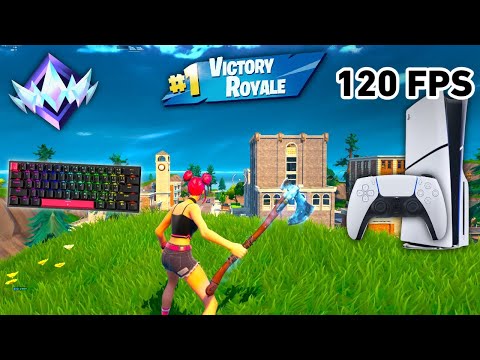 Fortnite Unreal Ranked Reload On PS5 Slim | Keyboard & Mouse Gameplay | 120 FPS | 4K
