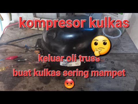 kompresor kulkas keluar oli terus ini solusinya....#youtubeshorts #shortsvideo @multielektro9121
