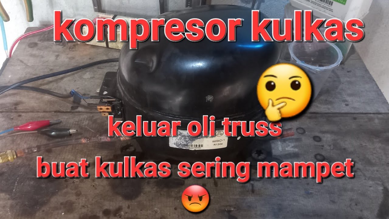 kompresor kulkas keluar oli terus ini solusinya....#youtubeshorts #shortsvideo @multielektro9121