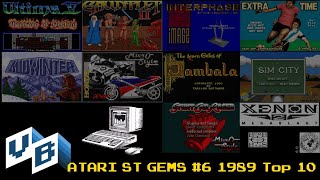 Atari ST Gaming Gems #6 1989 Top 10