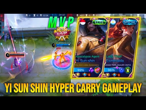 EX TOP GLOBAL ESMERALDA CARRY MY YSS | YIN SUN SHIN | MOBILE LEGENDS