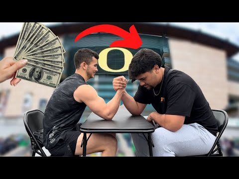 Beat Me in Arm Wrestling WIN $$