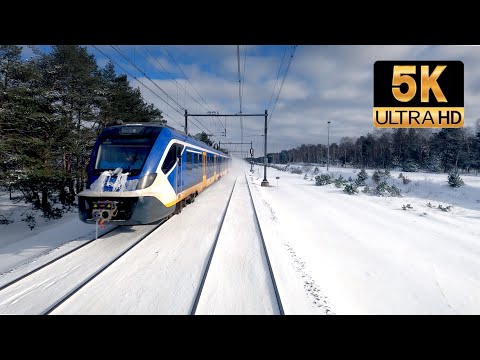 [5K] Snow Cab Ride in the Netherlands: Prorail heroes! Amersfoort - Zwolle CABVIEW HOLLAND 9feb 2021
