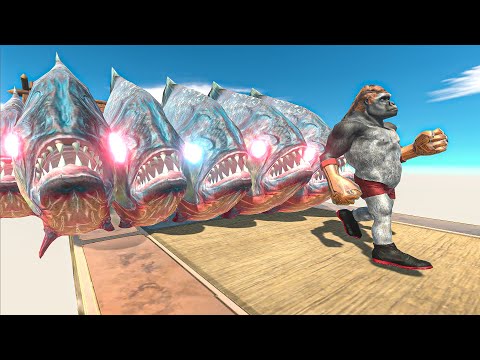 Escape From Mutant Piranha - Animal Revolt Battle Simulator