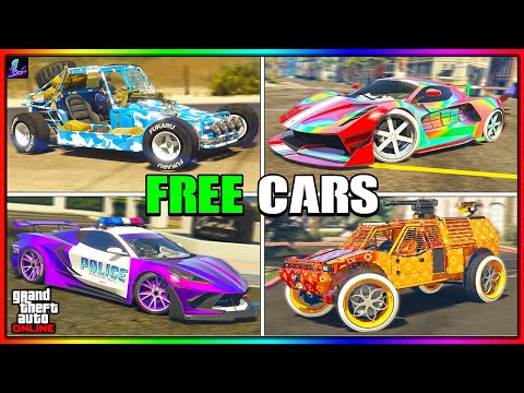 EVERY FREE CAR in GTA Online & How to Get them!