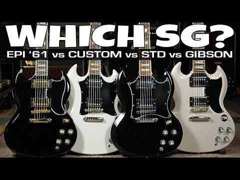Which SG? - Epiphone 1961 Les Paul SG vs SG Custom vs SG Standard vs Gibson SG Standard