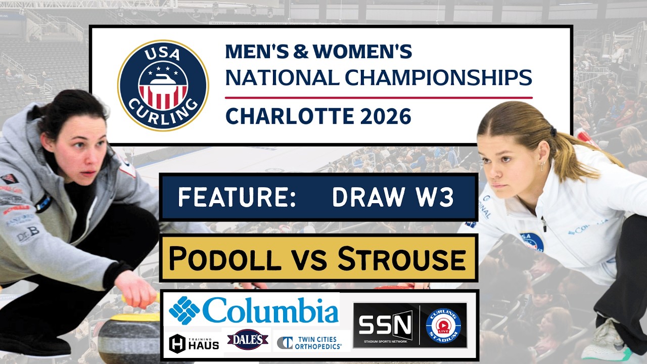FEATURE: Delaney Strouse vs. Ann Podoll - Draw W3 - USA Curling National Championships [C]