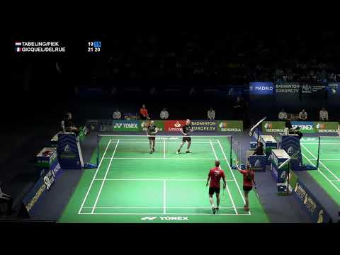 Match Point - Tabeling / Piek vs Gicquel / Delrue - XD, SF - European Championships 2022
