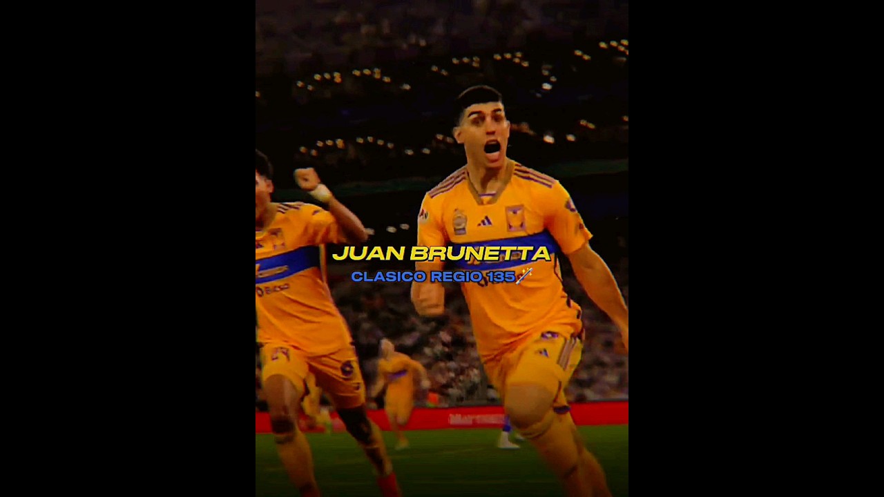 PARTIDAZO de Juan Brunetta.🪄🐐 | Rayados vs Tigres 2024