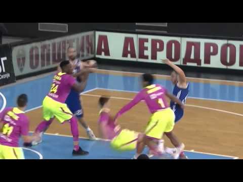 ABA Liga 2016/17, Round 20 match: MZT Skopje Aerodrom - Mega Leks (28.1.2017)