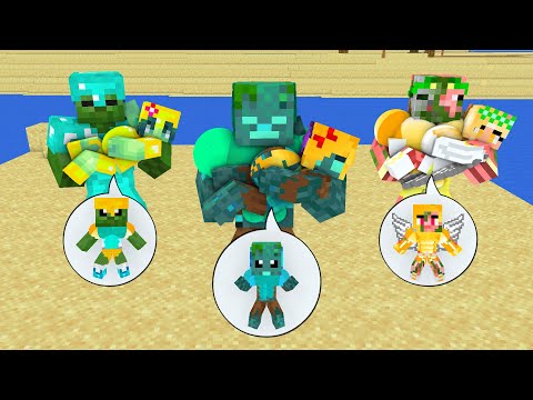 Monster School: BODY BUILDER Cute MERMAID Prison BREAK Challenge - Minecraft Animation