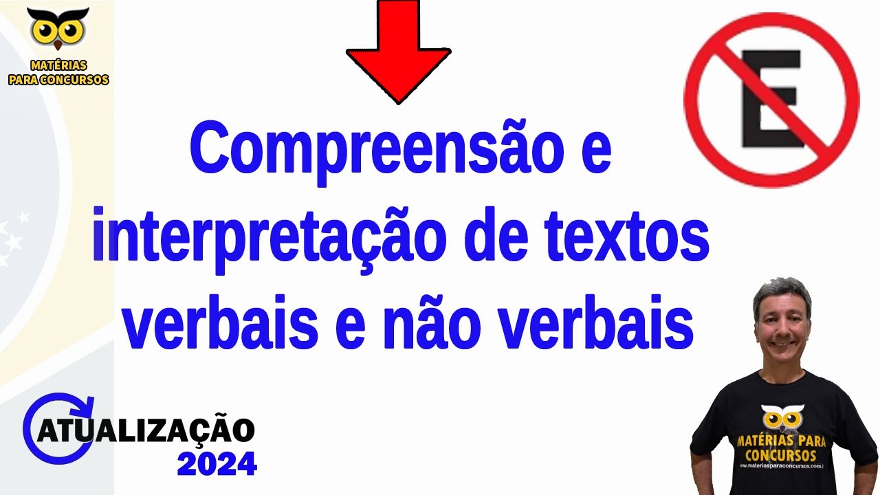 Compreensão e interpretação de textos verbais e não verbais