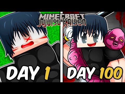 Insane: Surviving 100 Days as TOJI in JJK Minecraft!