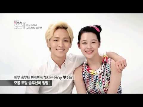 [130610] Key  and  Sulli - 'Get it beauty self'  (Without MakeUp)