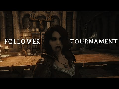 Modded Follower Tournament Round 1 Part 1 (Livia,Vilja,Hoth,Wren) | Skyrim