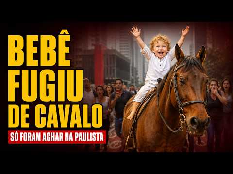 Bebê Fugiu de Minas Gerais de Cavalo… Só Foram Achar na Avenida Paulista